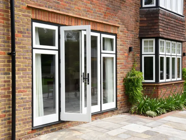 French Door White Exterior 35 - French door in White