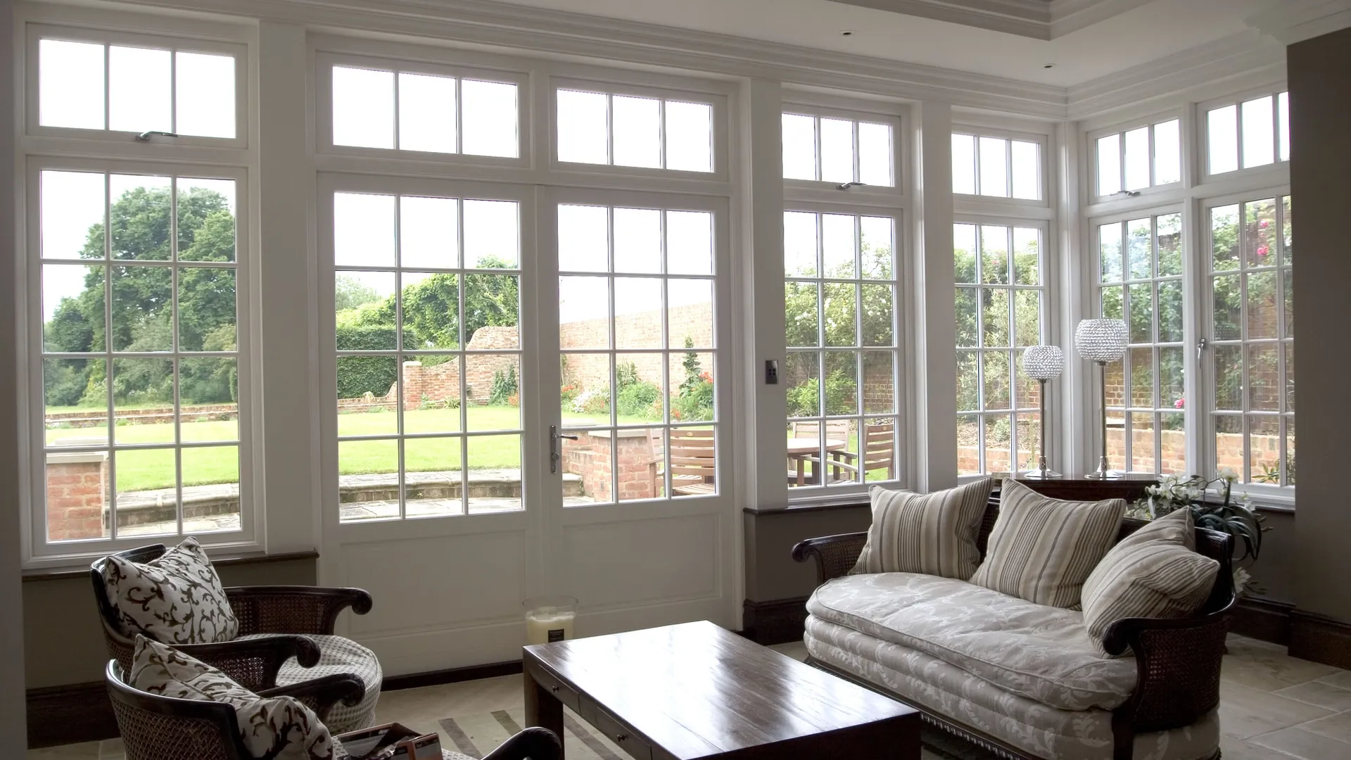 French Door White Interior 2 - French door in White