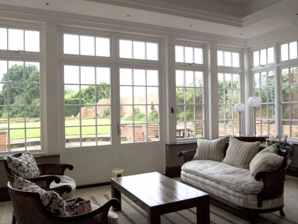 French Door White Interior 2 - French door in White