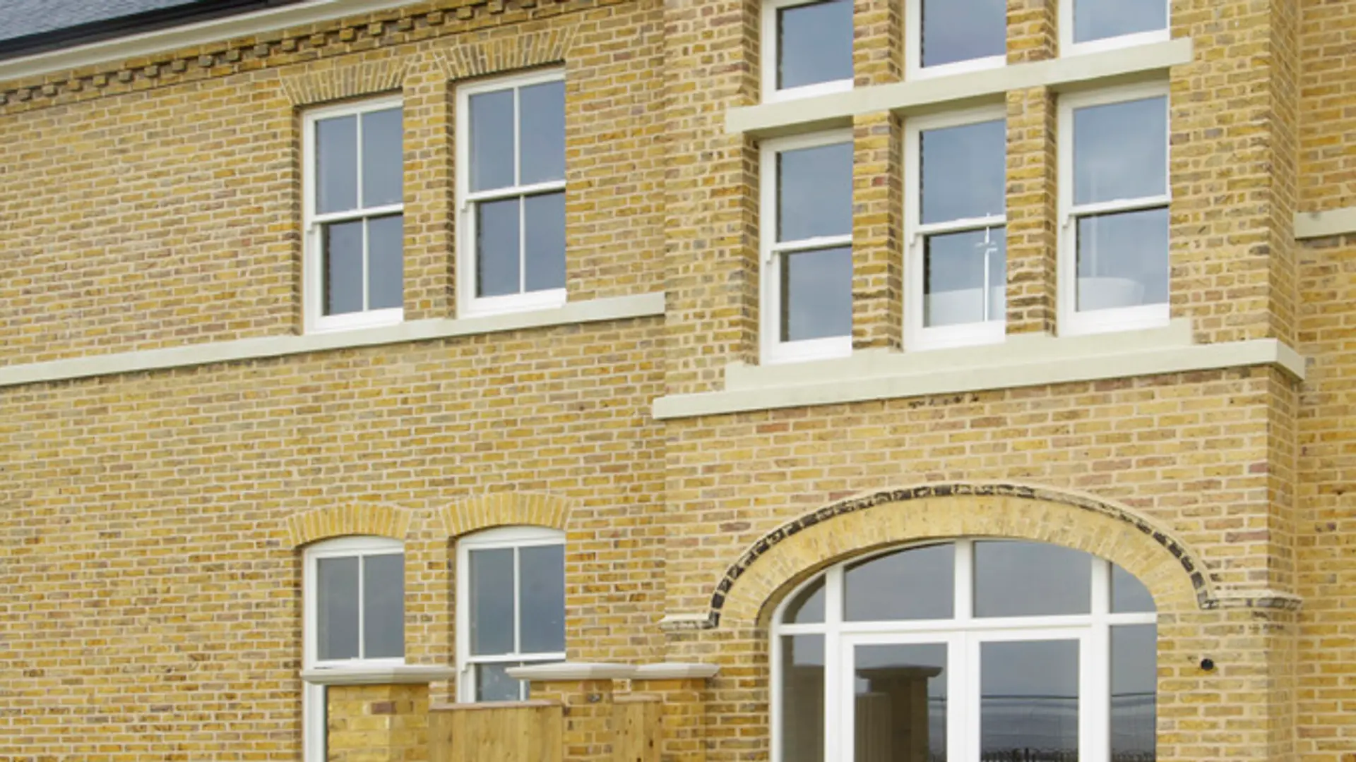 Doors White Commercial Exterior 3 - Entrance Door in White