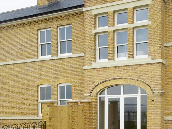 Doors White Commercial Exterior 3 - Entrance Door in White