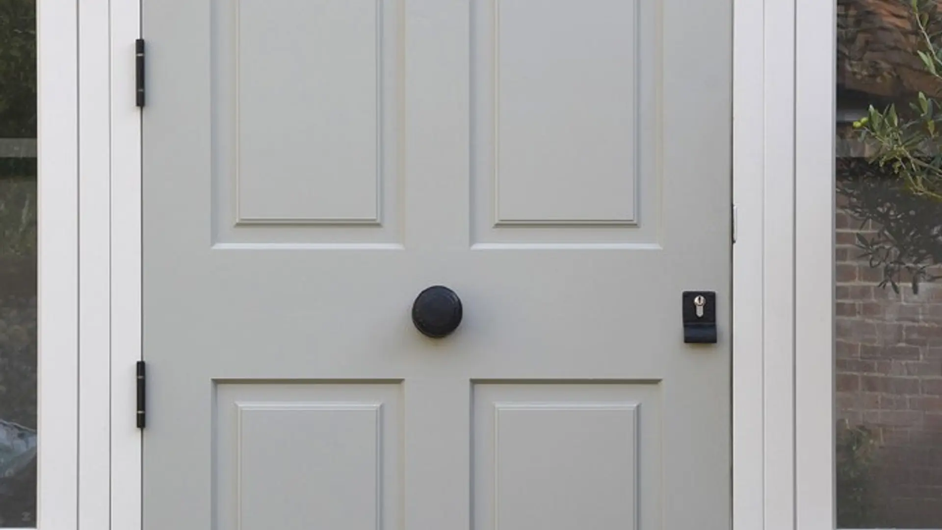 Mumford & Wood Ironmongery Black Entrance Door - in