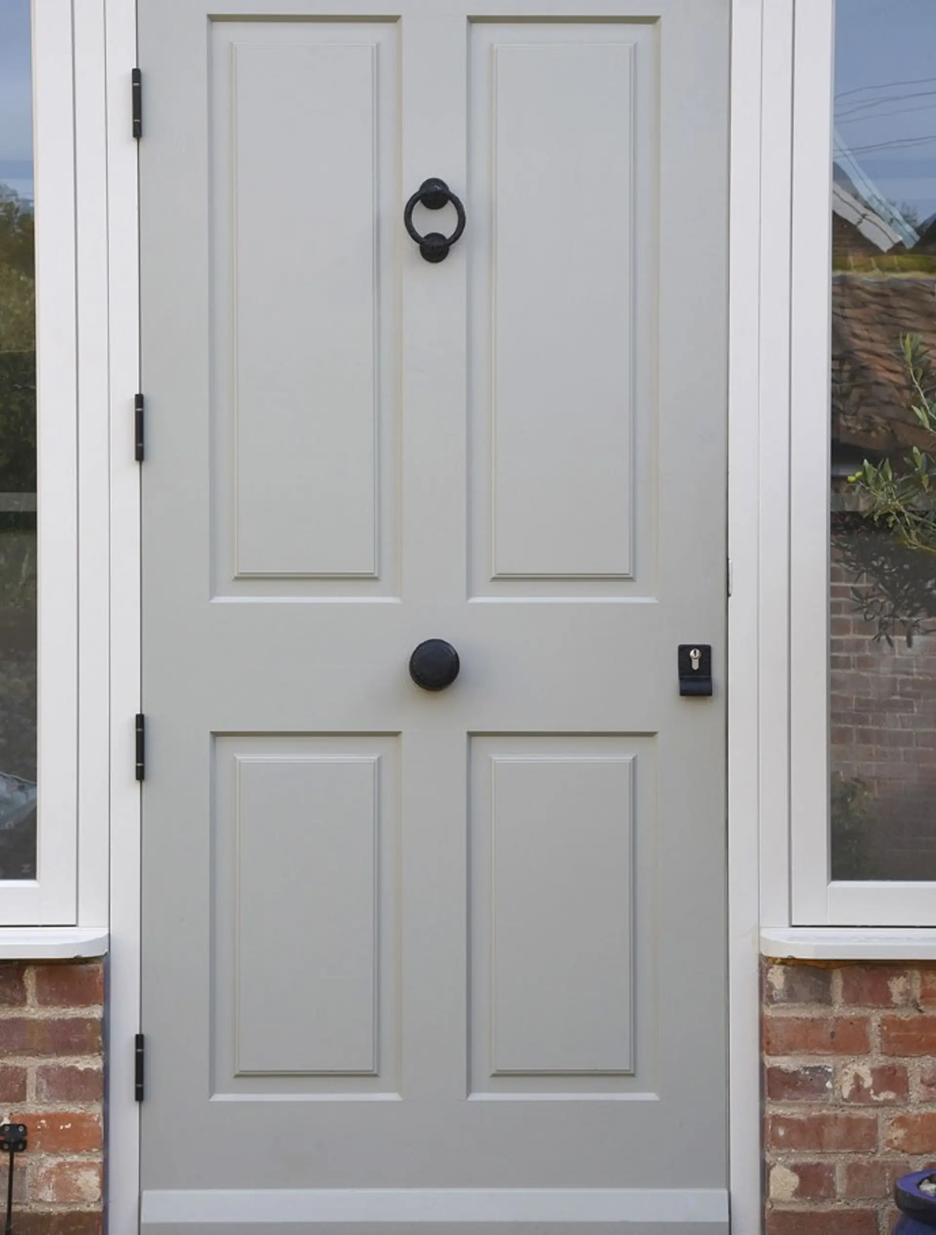 Mumford & Wood Ironmongery Black Entrance Door - in
