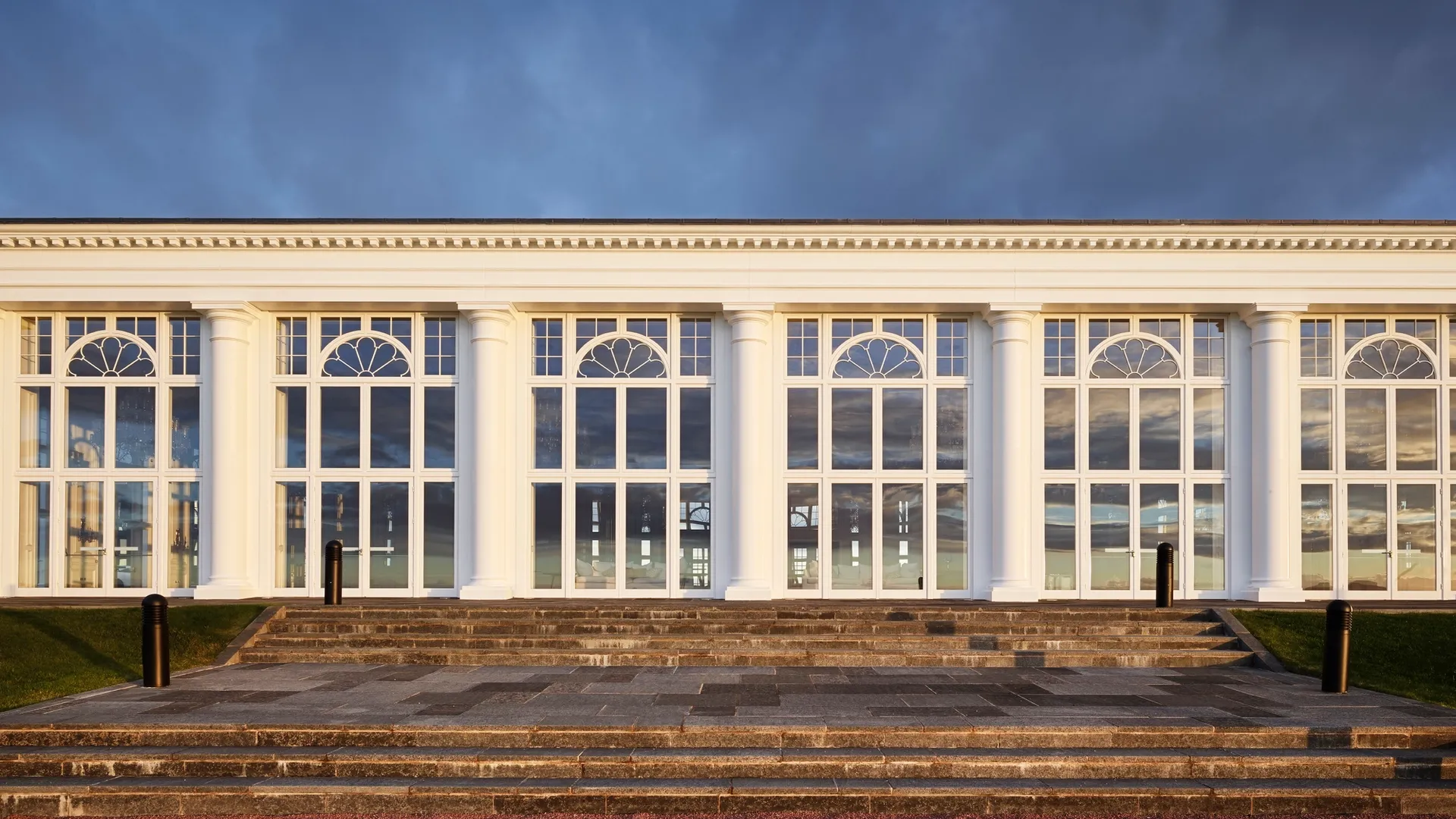 Doors White Commercial Exterior 2 - in White