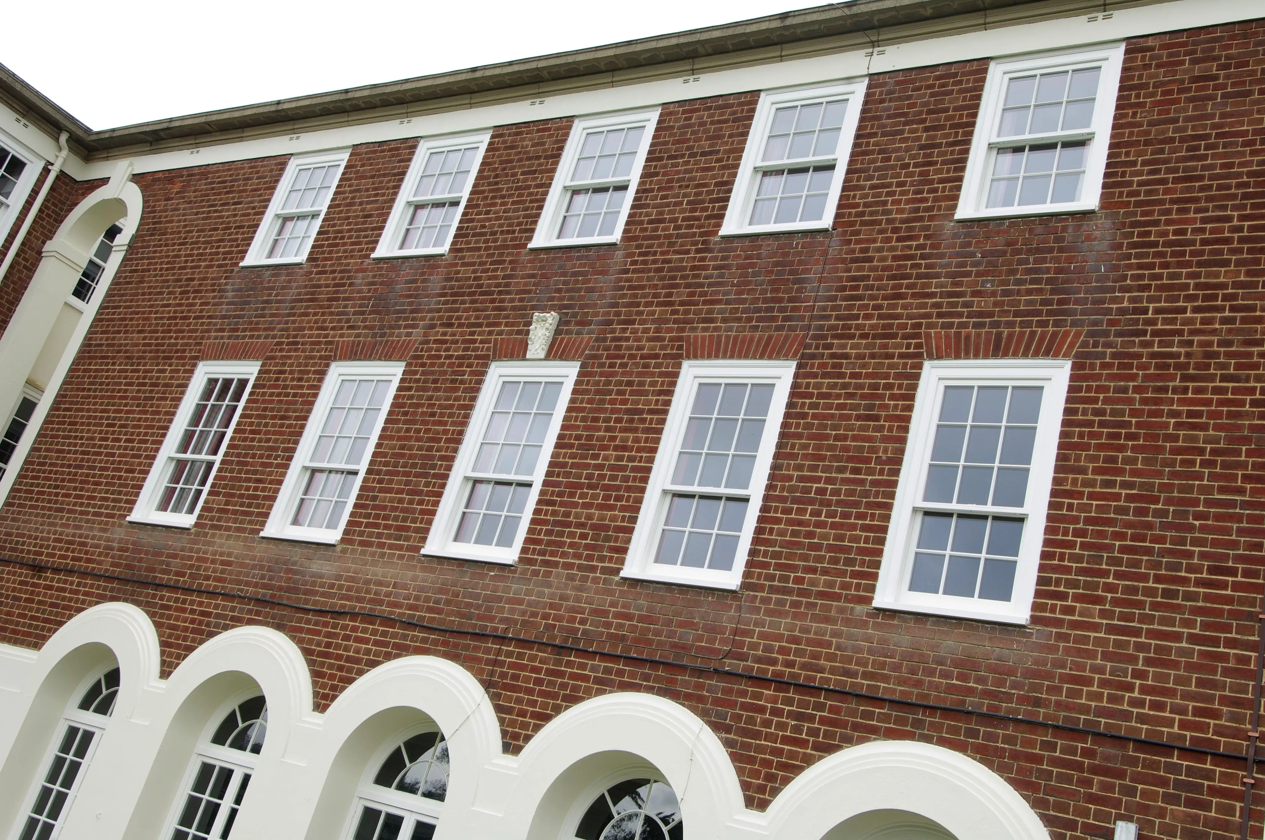new timber windows for ladies college in cheltenham
