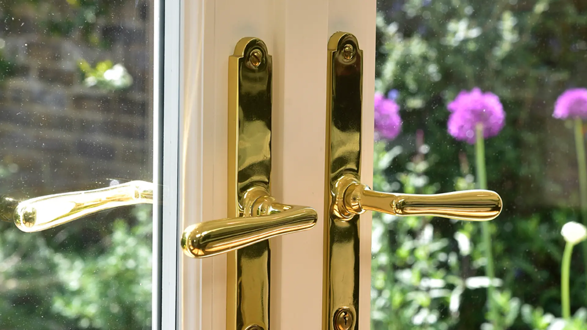 Mumford & Wood Ironmongery Brass French Door - in