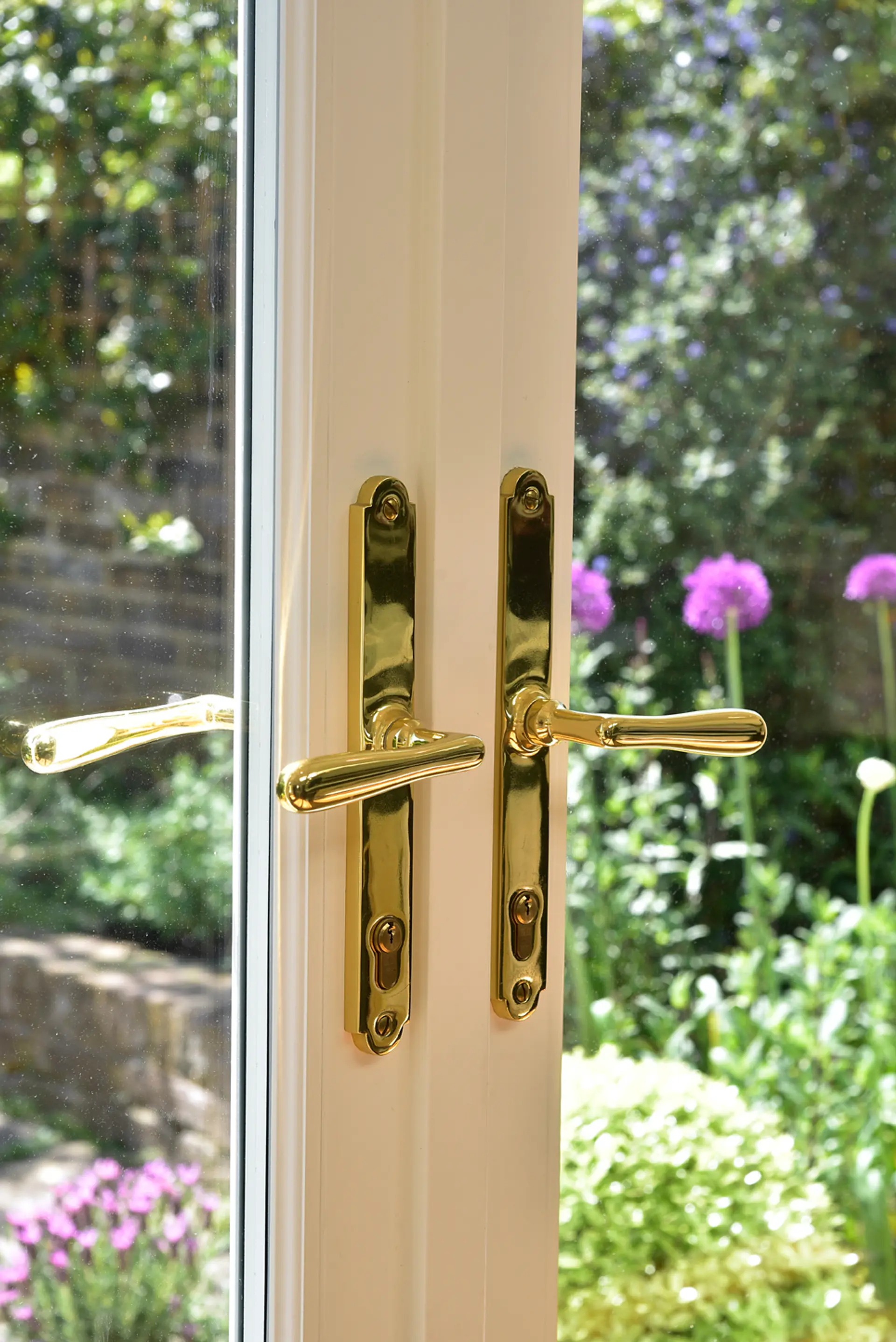 Mumford & Wood Ironmongery Brass French Door - in