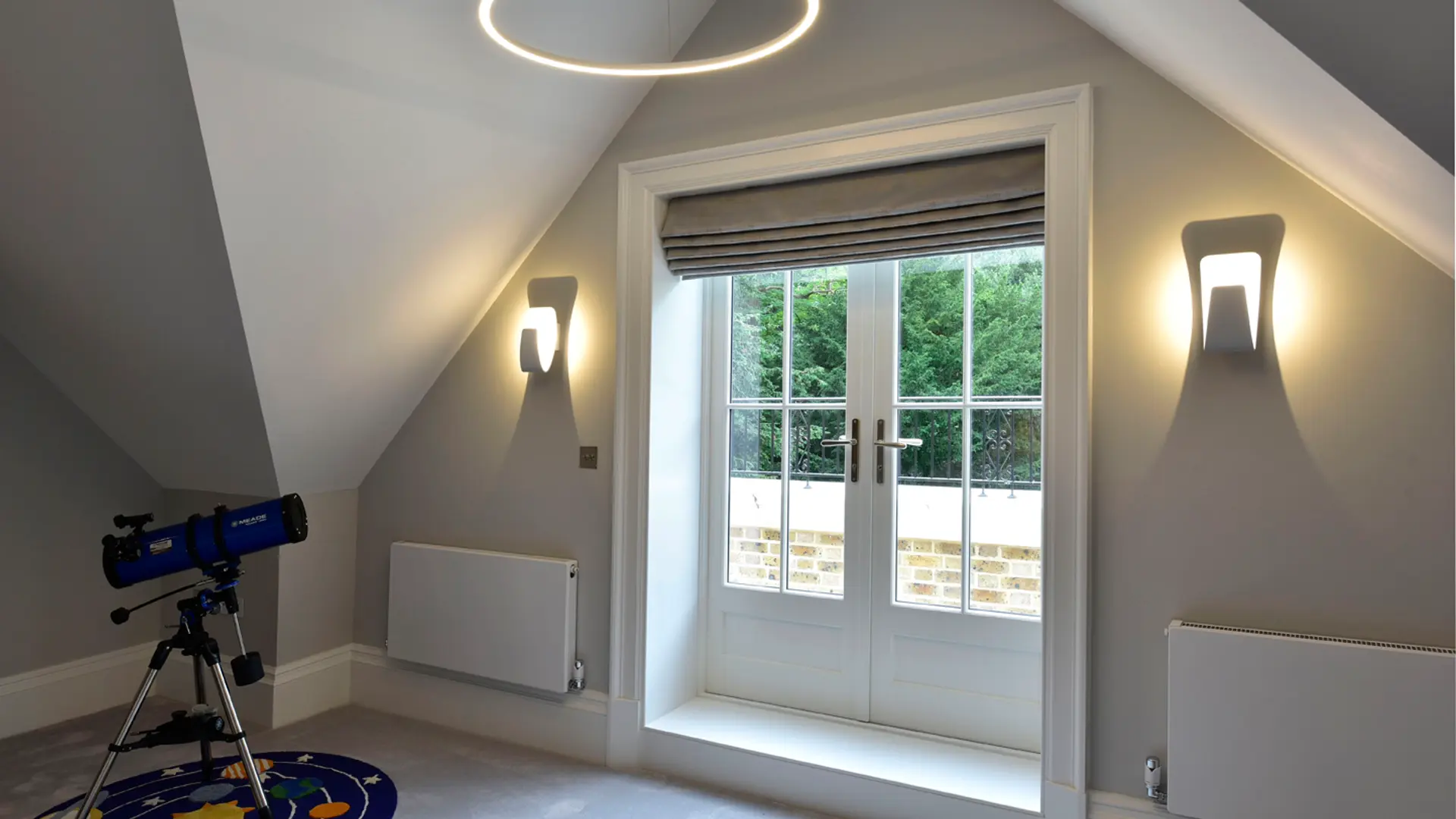 French Door White Interior 10 - French door in White