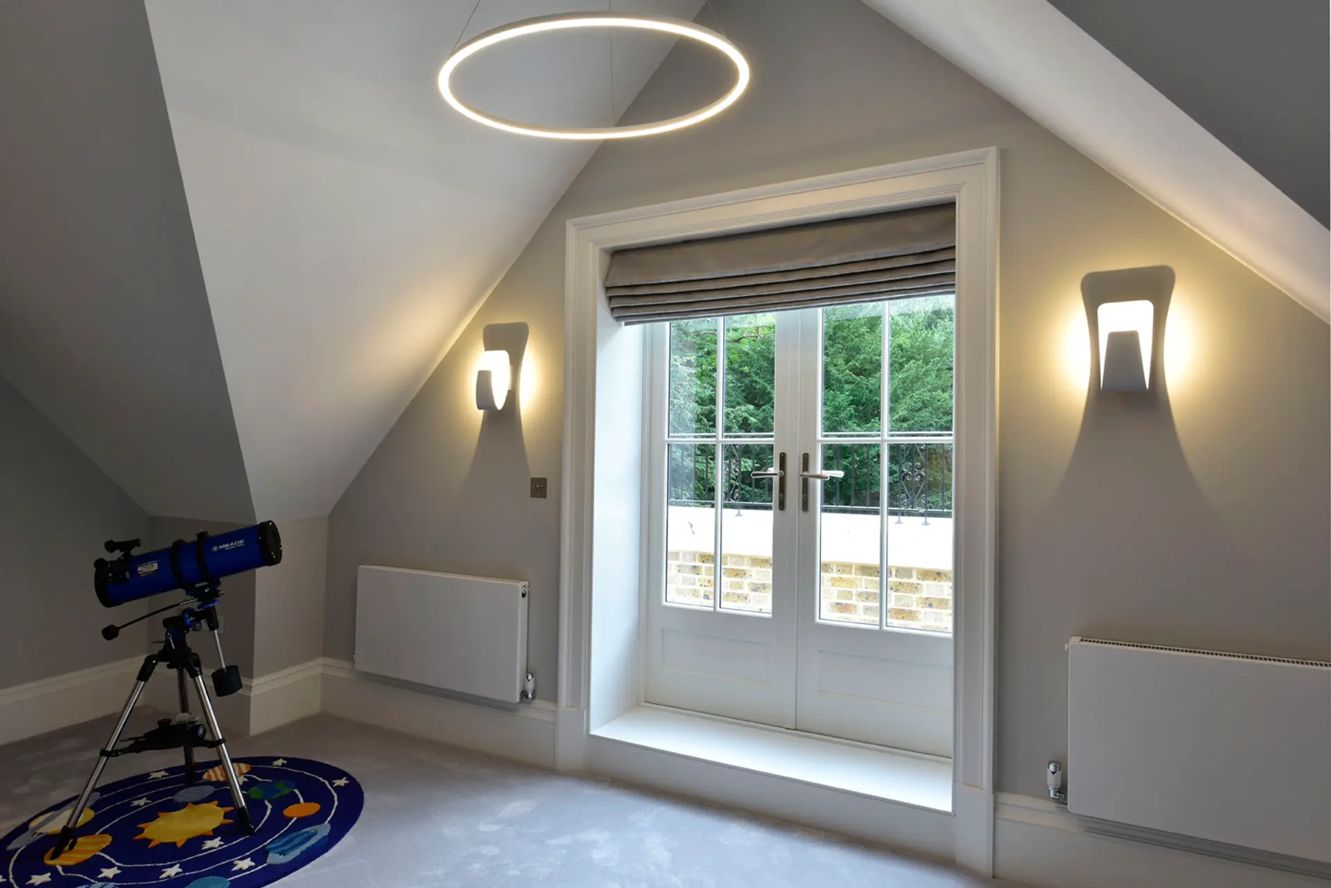 French Door White Interior 10 - French door in White