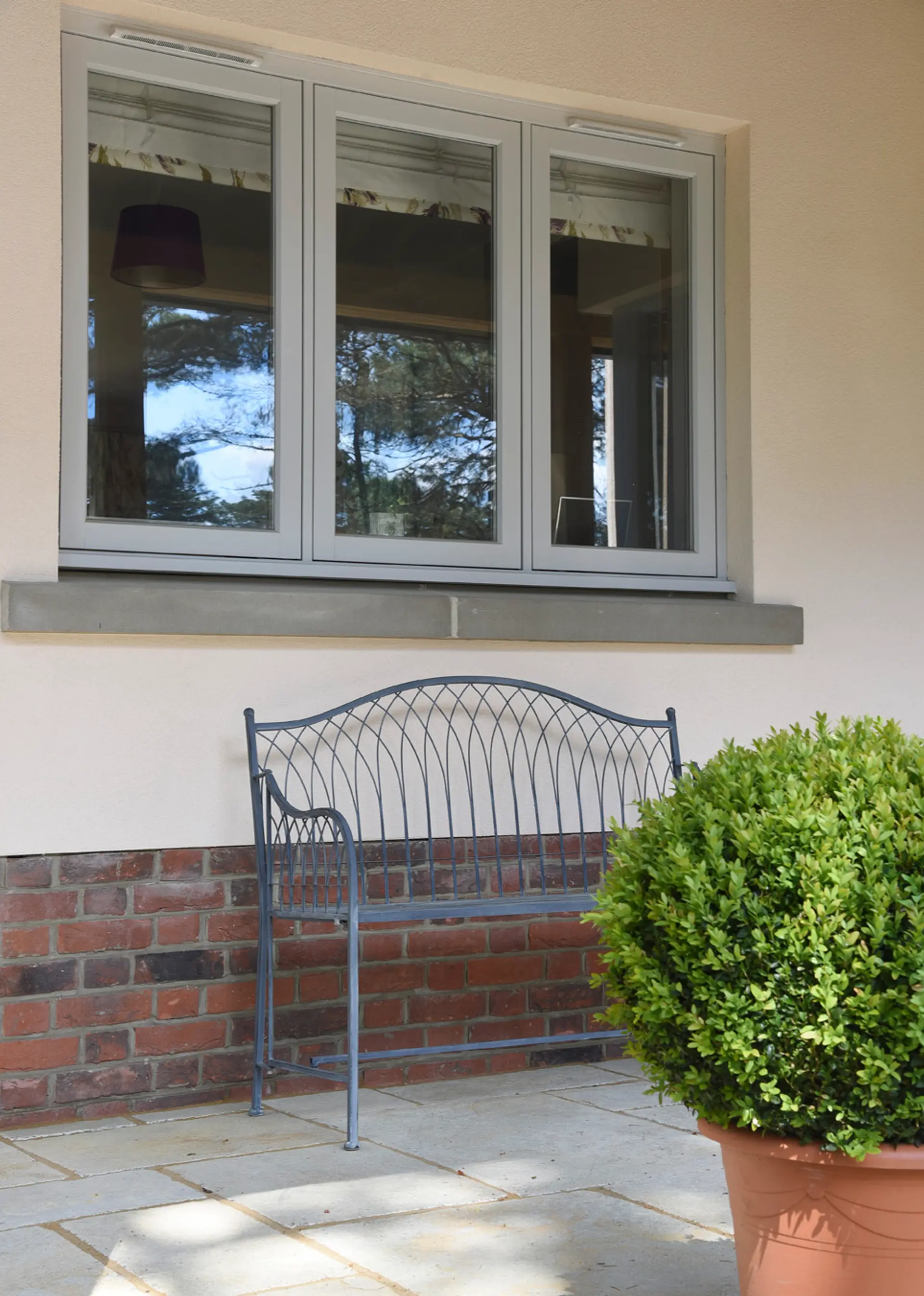 Casement Windows Grey Exterior 18 - Casement window in Grey
