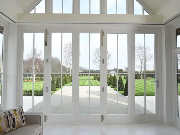 Bifold Door White Interior 4 - Bi-fold door in White