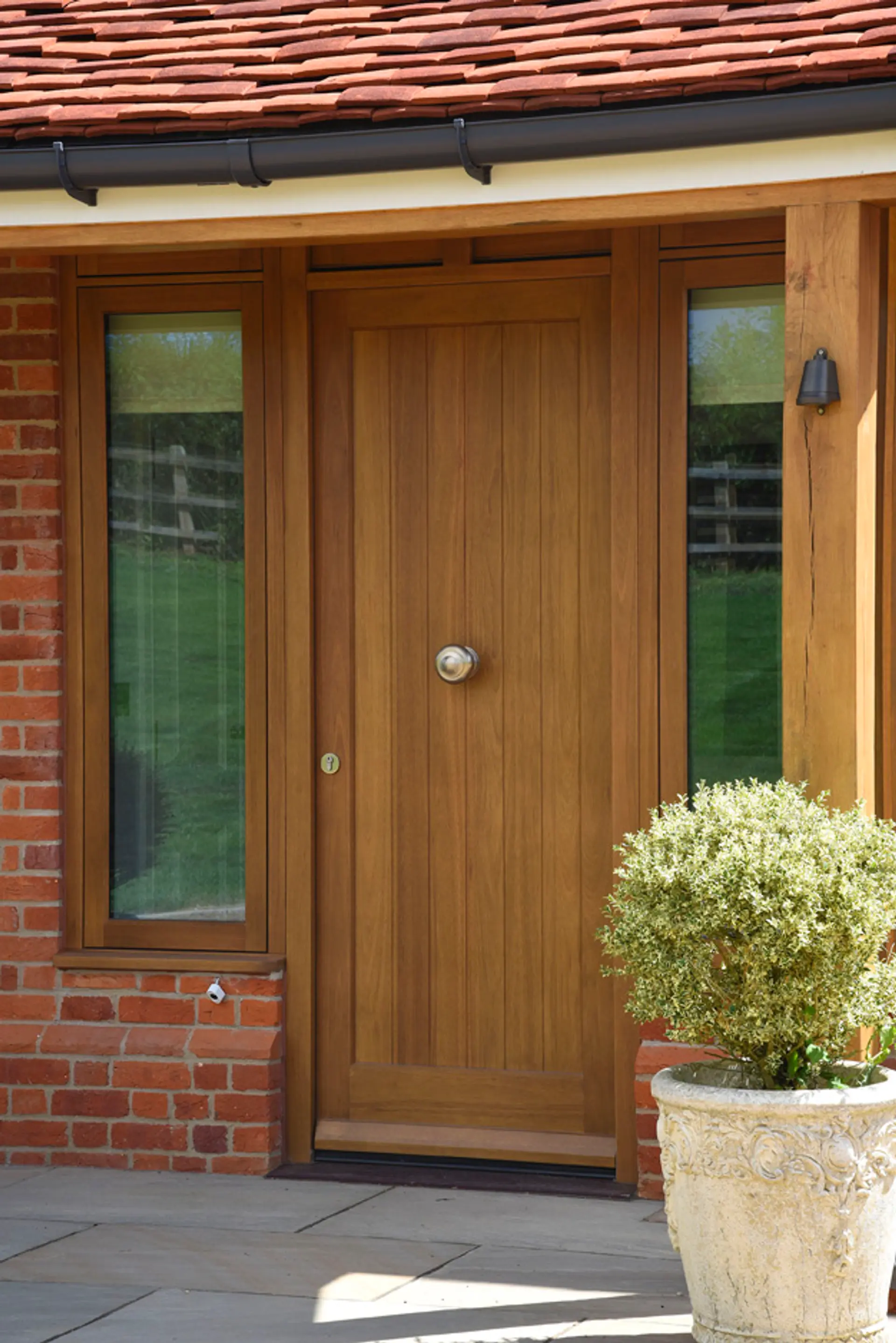 Entrance Door Stained Exterior 2 - Entrance Door in Stained