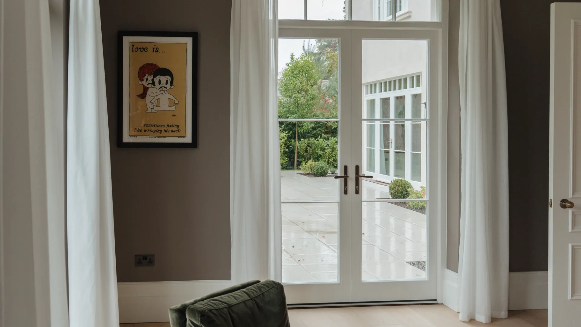 timber french doors in reading