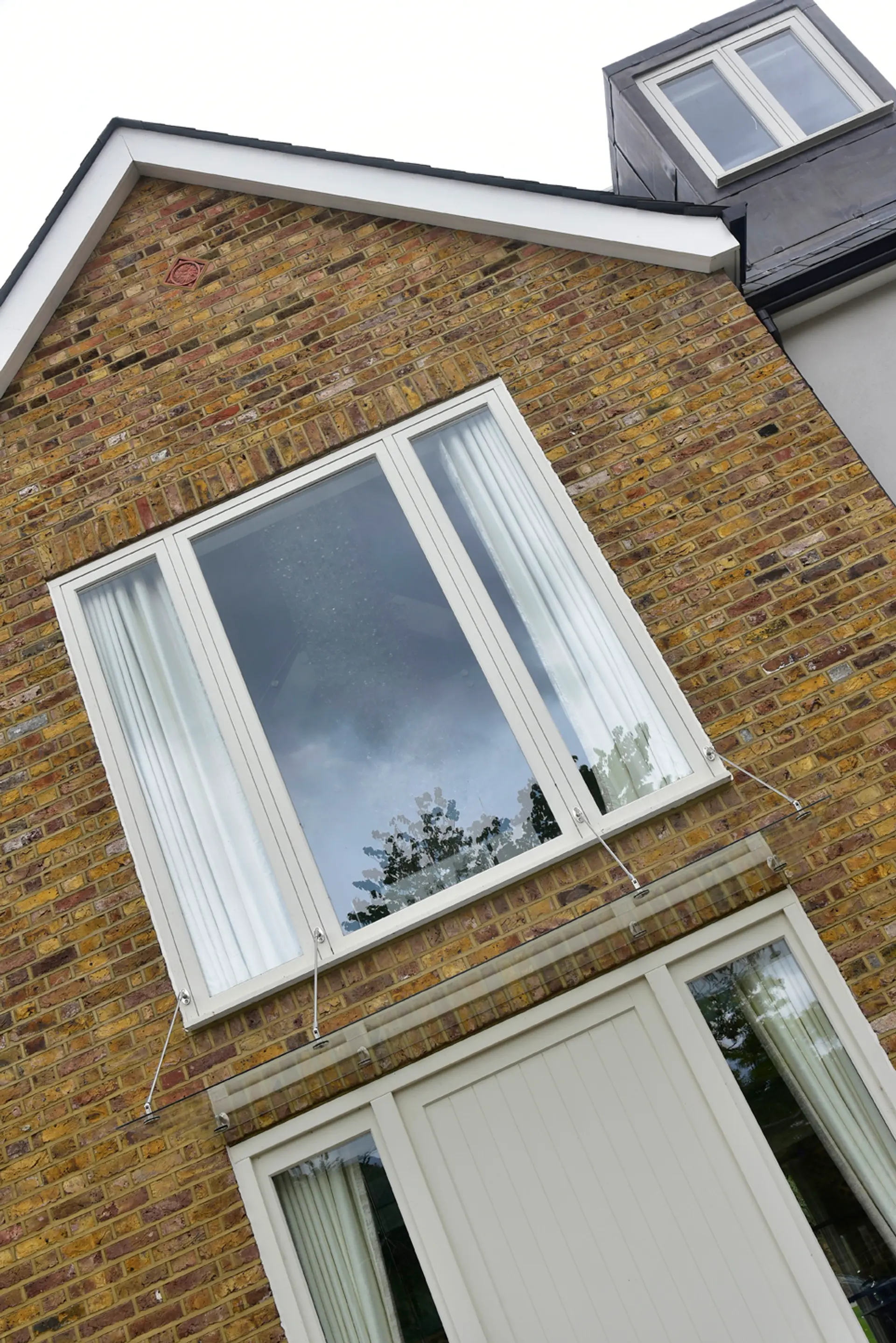 Casement Windows White Exterior 54 - Casement window in White