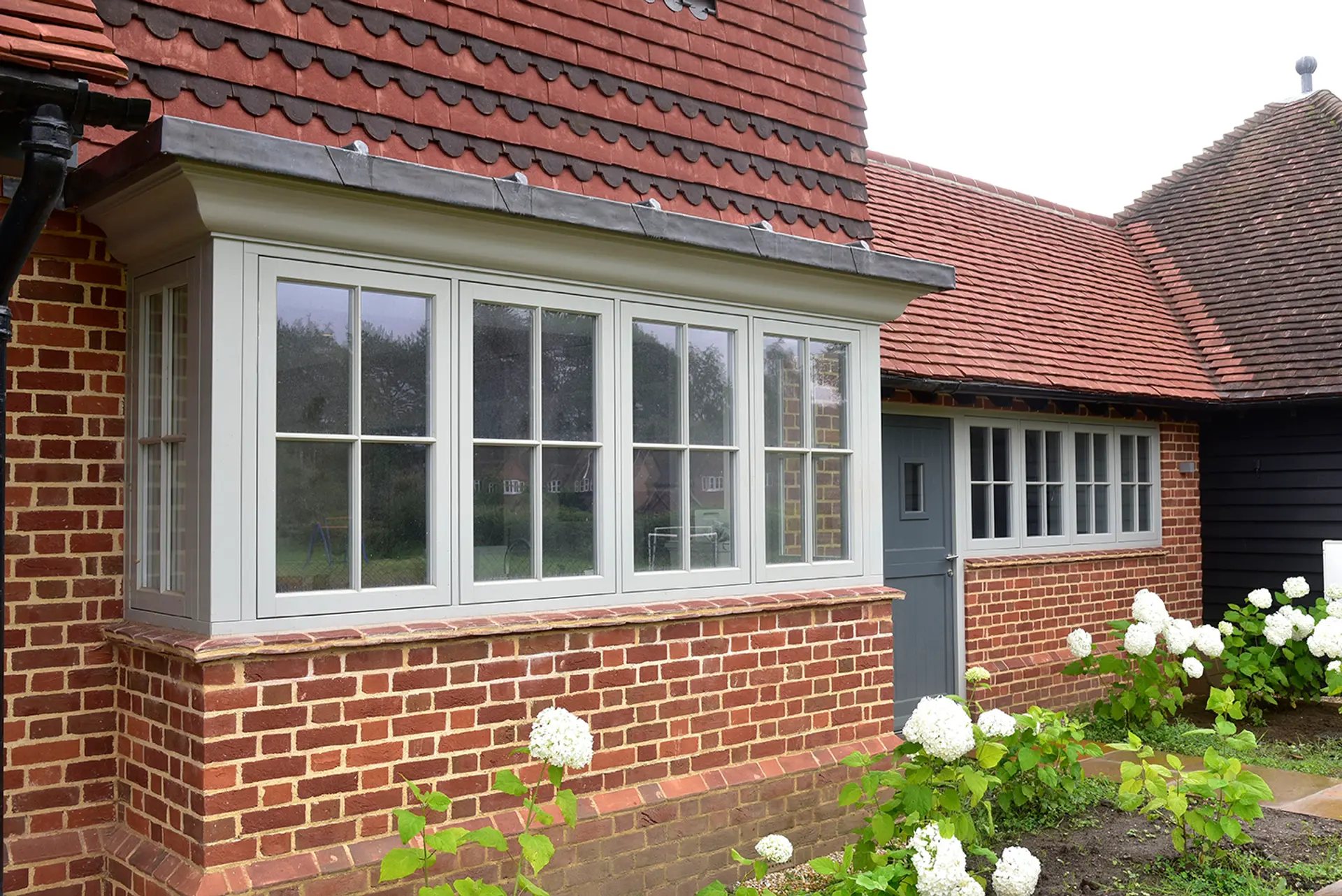 Casement Windows Grey Exterior 6 - Casement window in Grey