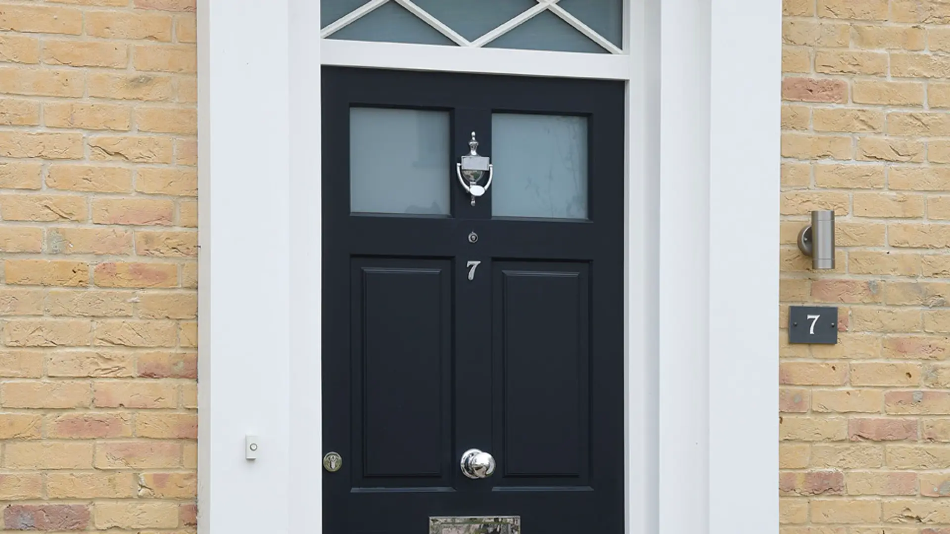 Entrance Door Black Exterior 9 - Entrance Door in Black