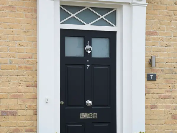 Entrance Door Black Exterior 9 - Entrance Door in Black