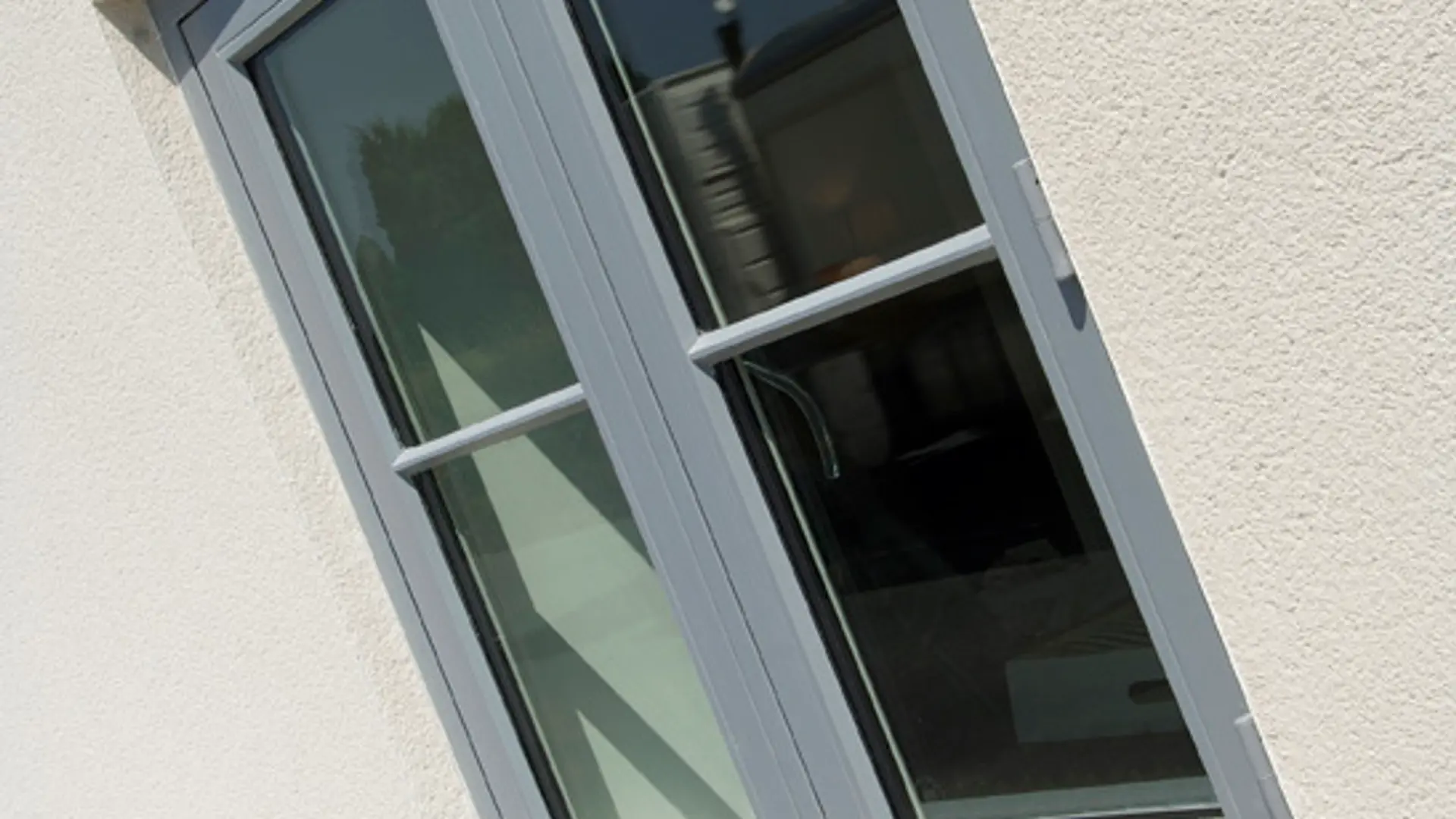 Casement Windows Grey Exterior 19 - Casement window in Grey