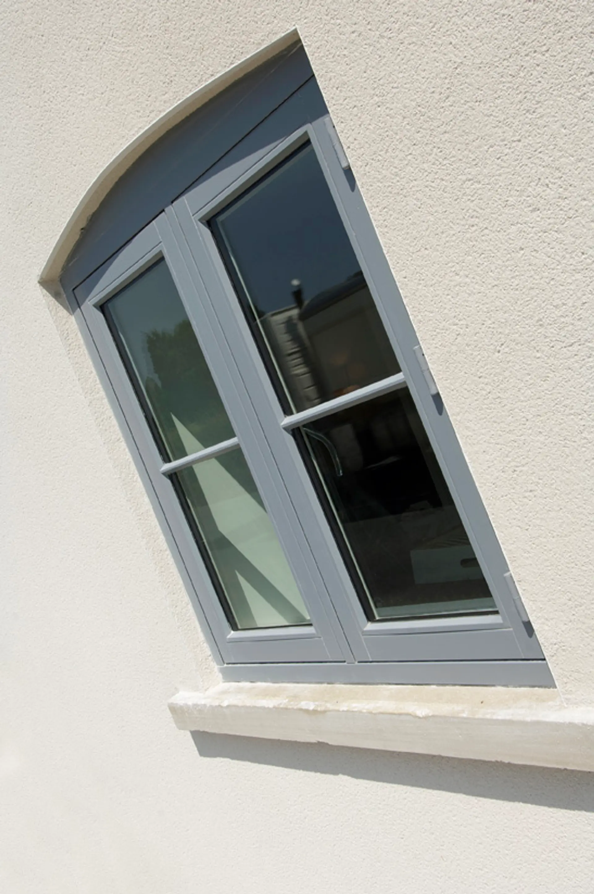 Casement Windows Grey Exterior 19 - Casement window in Grey