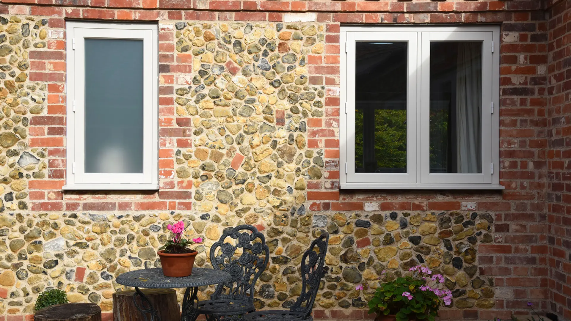Casement Windows White Exterior 23 - Casement window in White