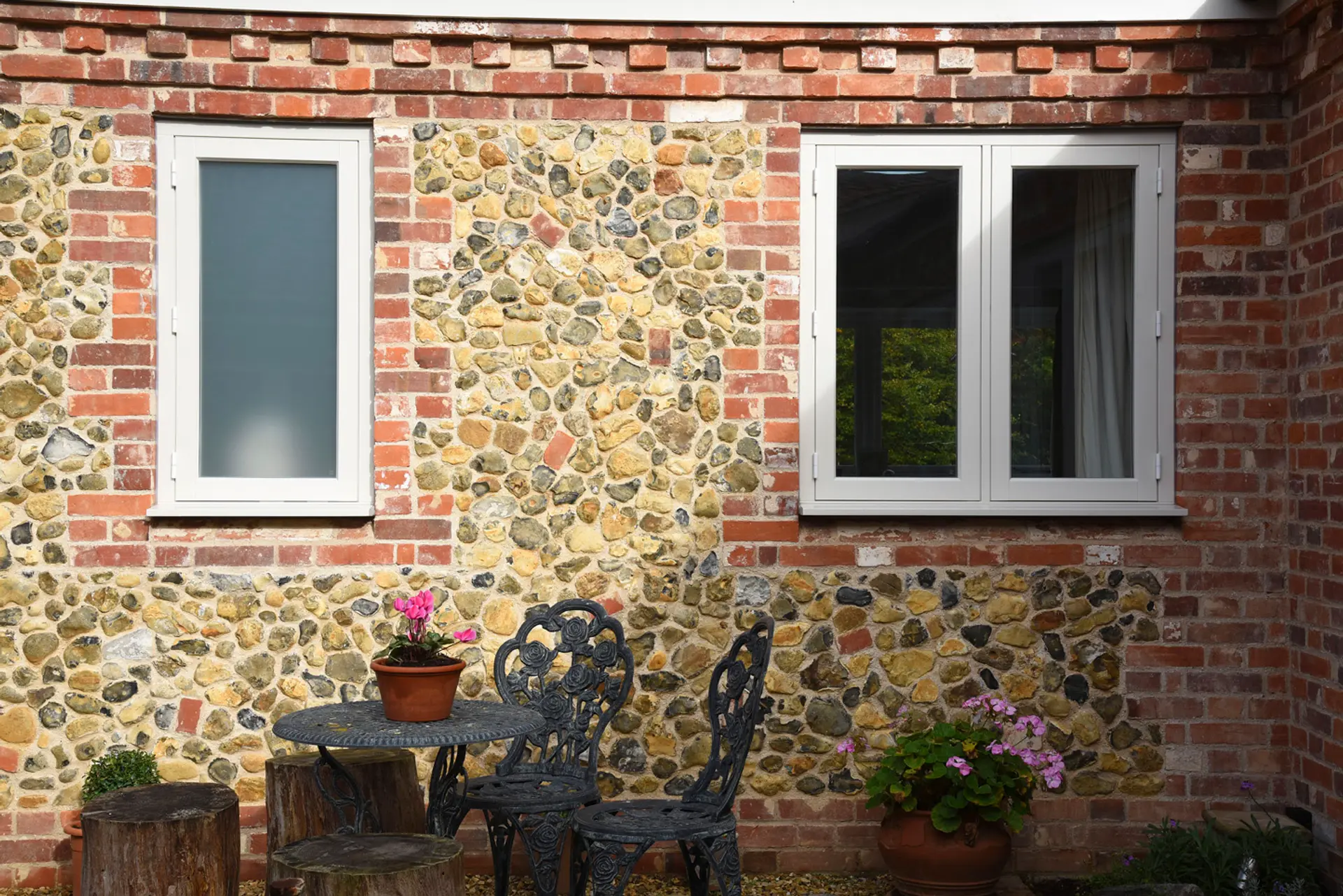 Casement Windows White Exterior 23 - Casement window in White