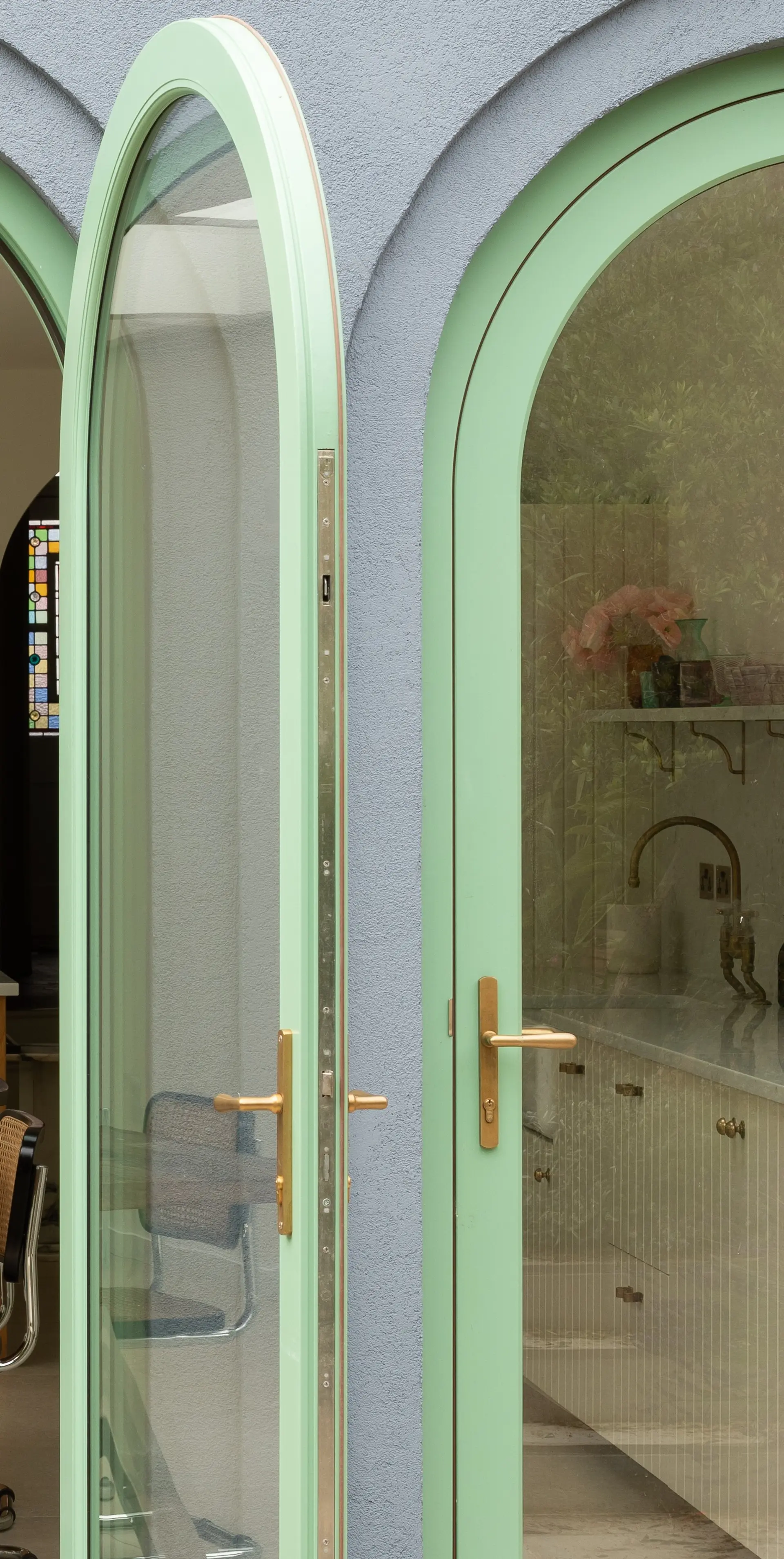 Mumford & Wood Ironmongery Brass Single Door 2 - in