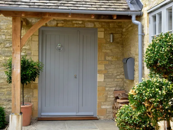 Entrance Door Grey Exterior 7 - Entrance Door in Grey