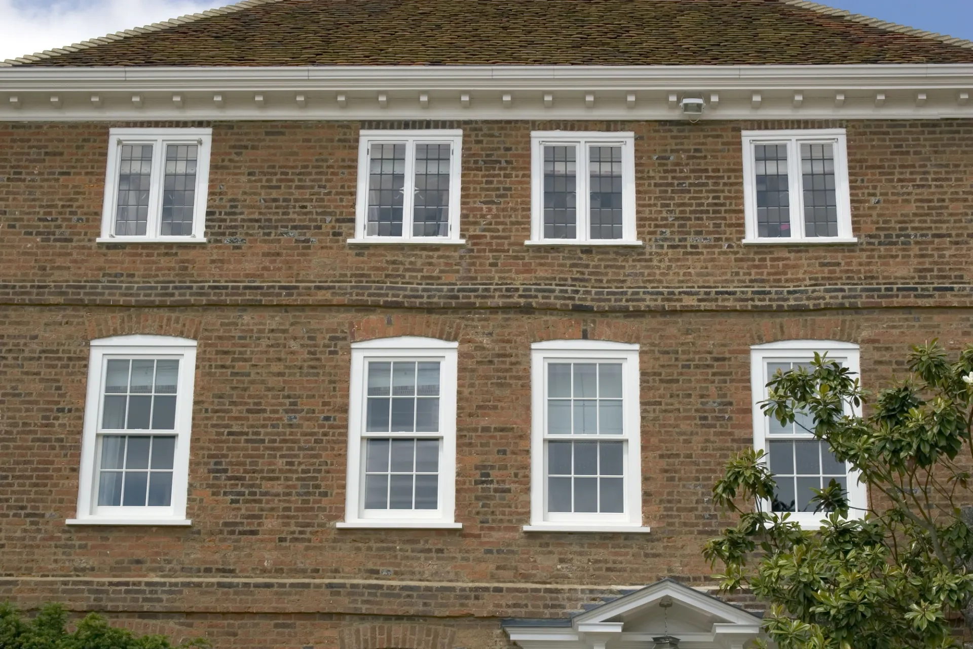Sash Windows White Exterior - Sash window in White