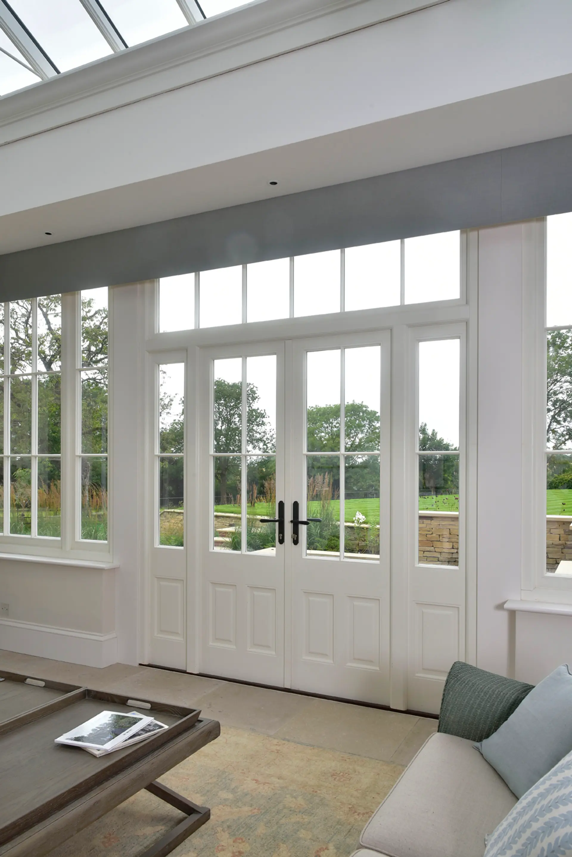 French Door White Interior 7 - French door in White