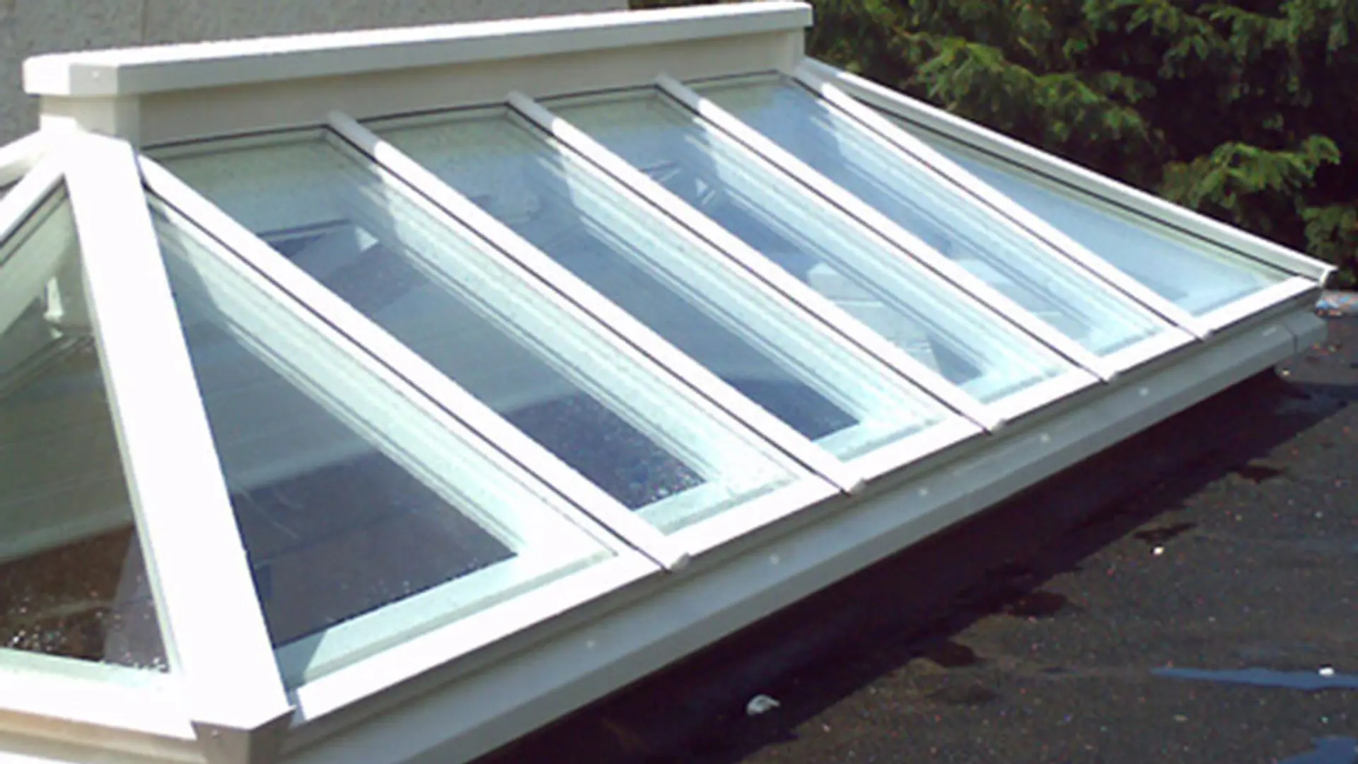 Roof Lantern White Exterior 2 - Roof Lantern in White