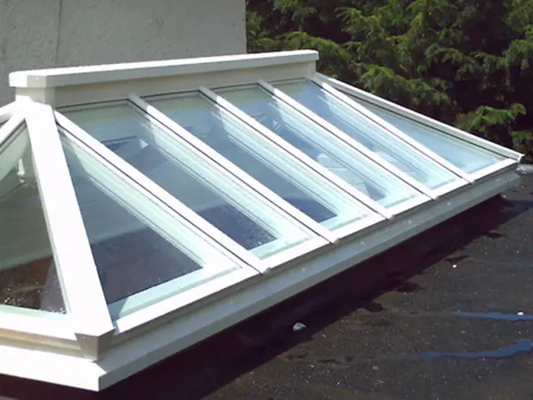 Roof Lantern White Exterior 2 - Roof Lantern in White