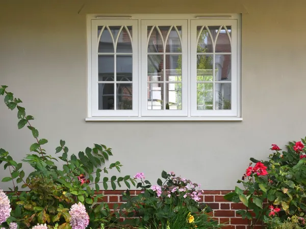 Casement Windows White Exterior 12 - Casement window in White