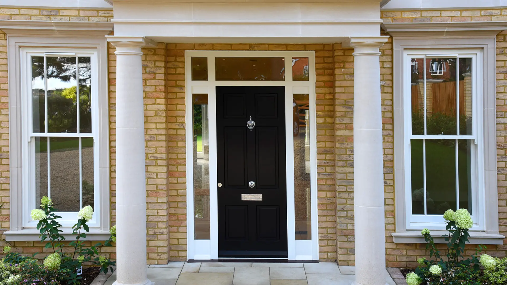 Entrance Door Black Exterior 12 - Entrance Door in Black