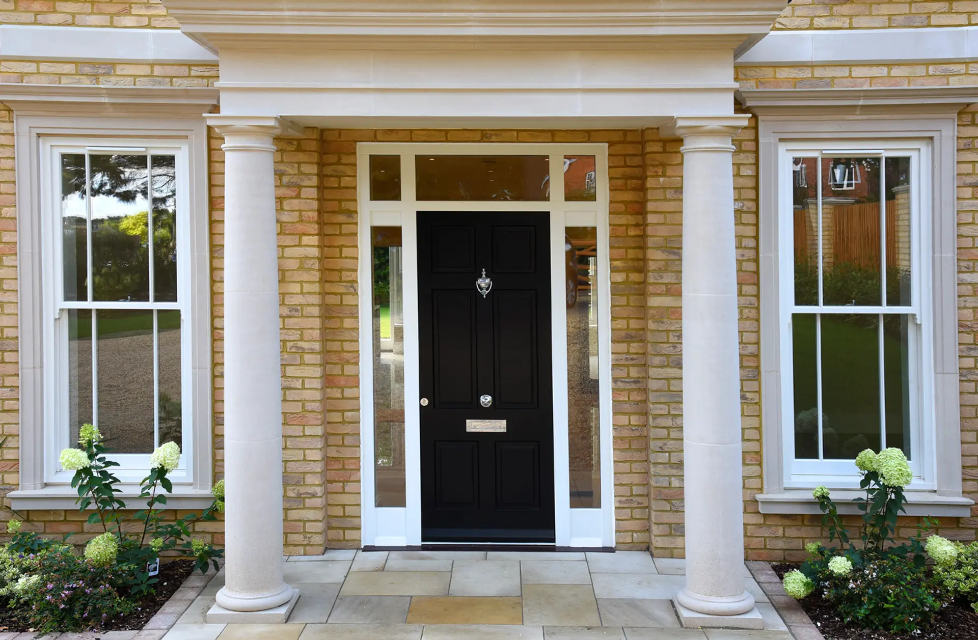 Entrance Door Black Exterior 12 - Entrance Door in Black