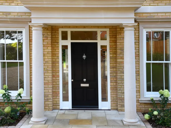 Entrance Door Black Exterior 12 - Entrance Door in Black