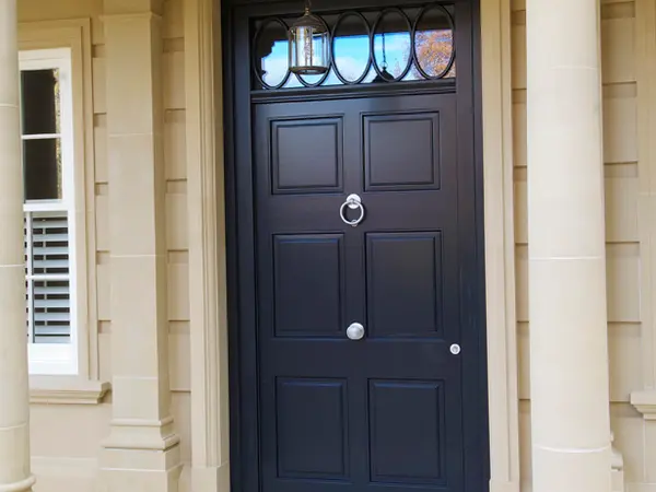 Entrance Door Black Exterior 8 - Entrance Door in Black