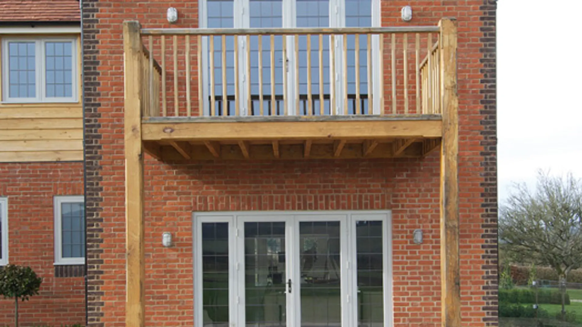 French Door White Exterior 13 - French door in White