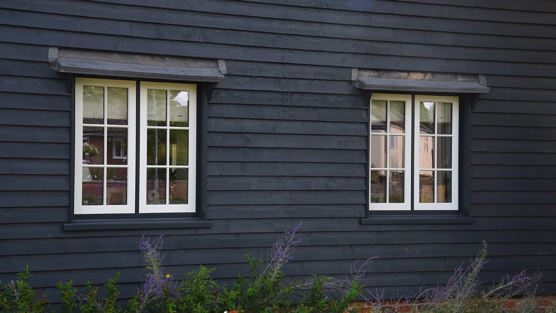 Casement Windows White Exterior 46 - Casement window in White