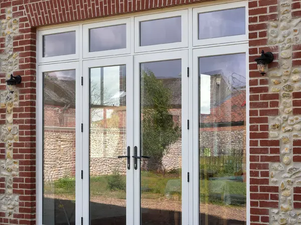 French Door White Exterior 25 - French door in White