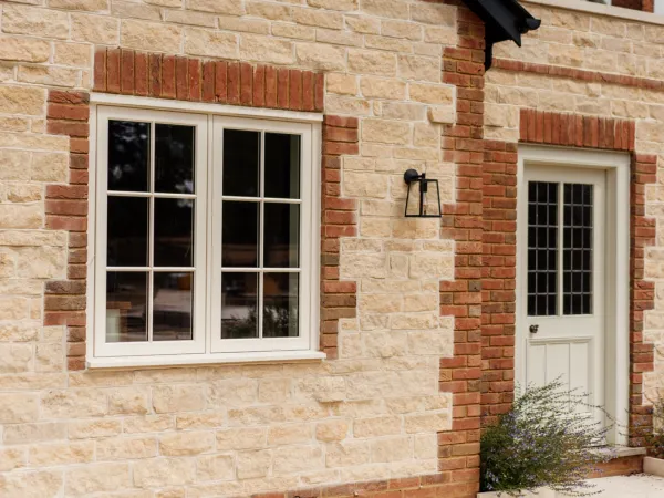 Casement Windows White Exterior 57 - Casement window in White