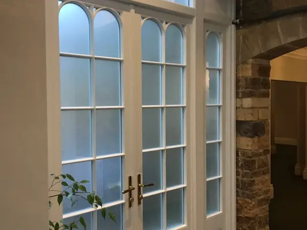 French Door White Interior 3 - French door in White