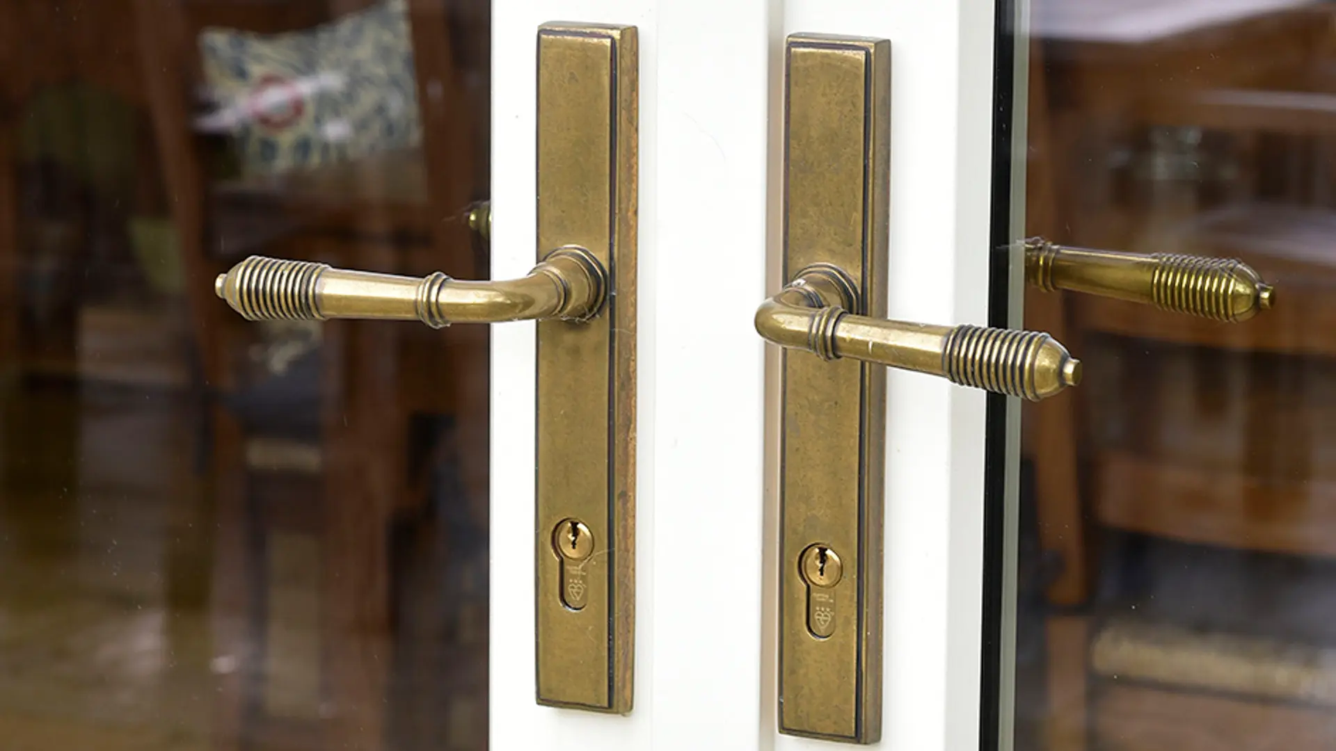 Mumford & Wood Ironmongery Brass French Door 2 - in