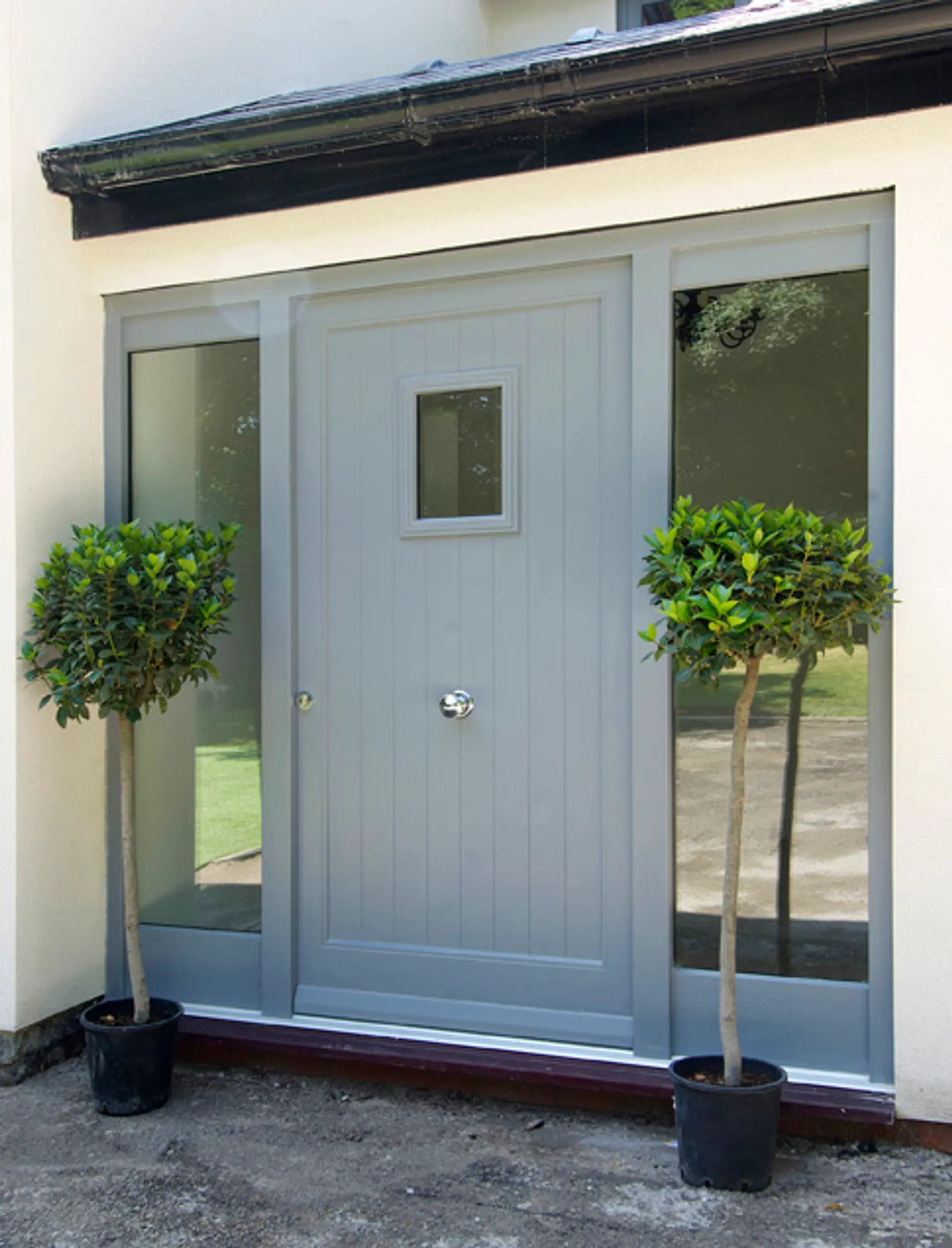 Entrance Door Grey Exterior 18 - Entrance Door in Grey
