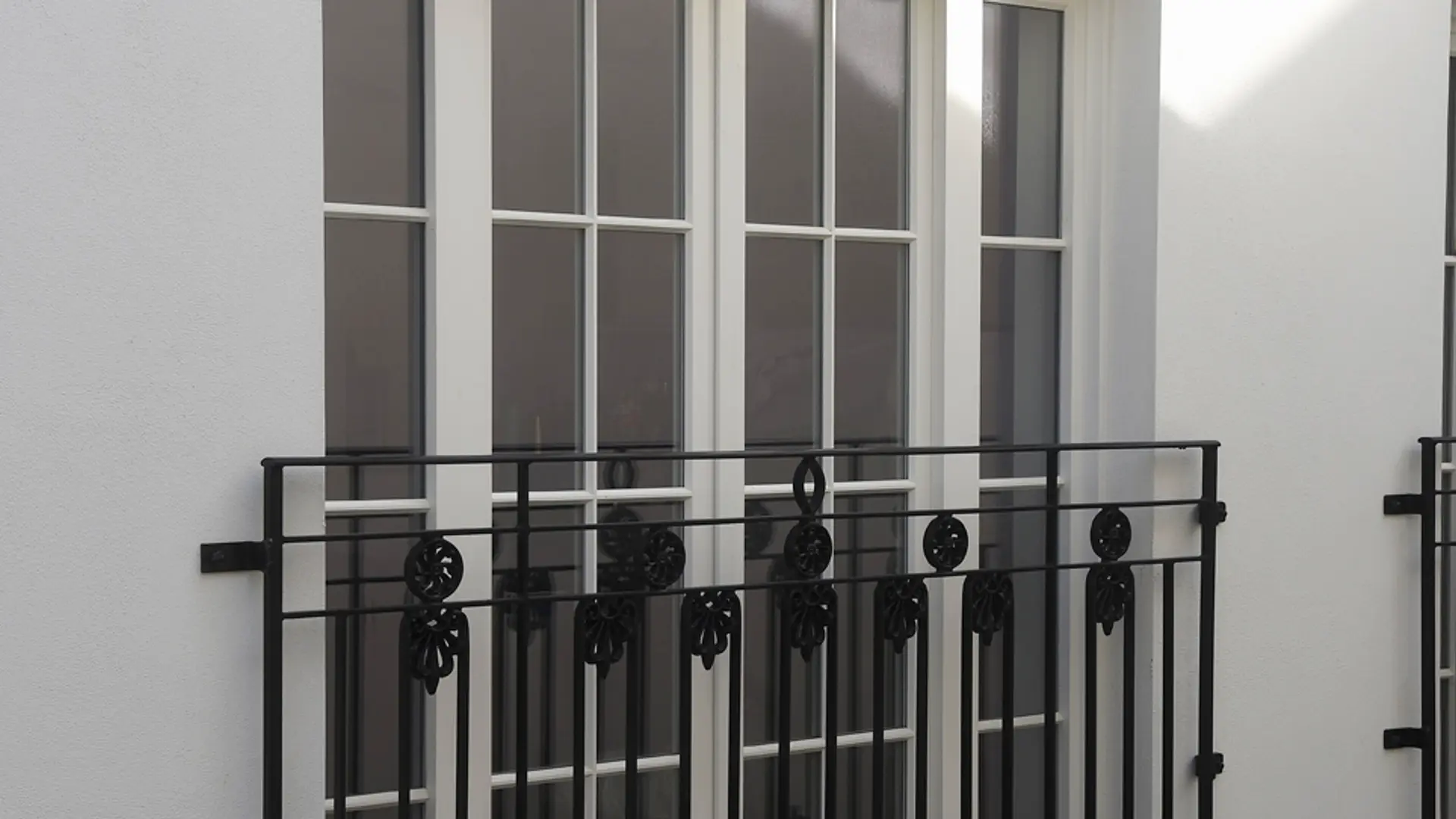 Balcony Door White Exterior 3 - Balcony door in White