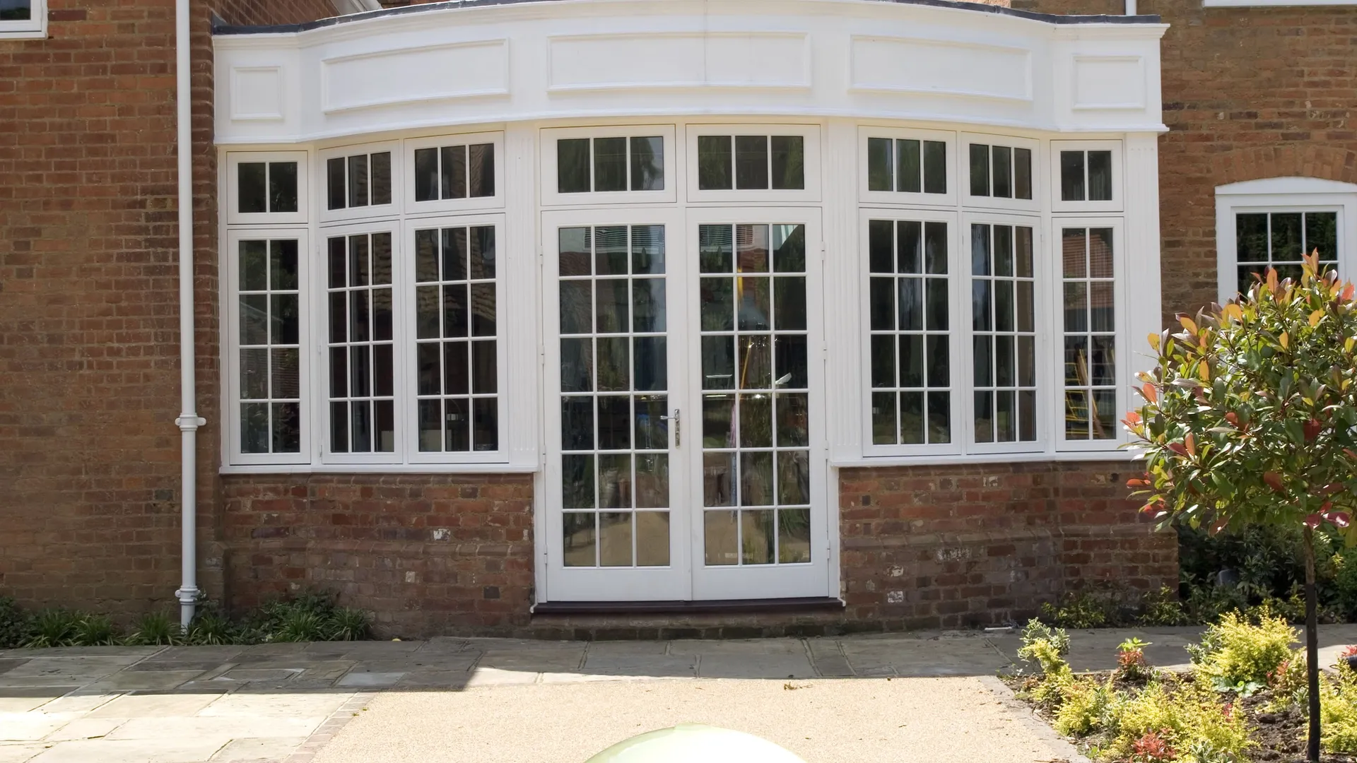 French Door White Exterior 5 - French door in White