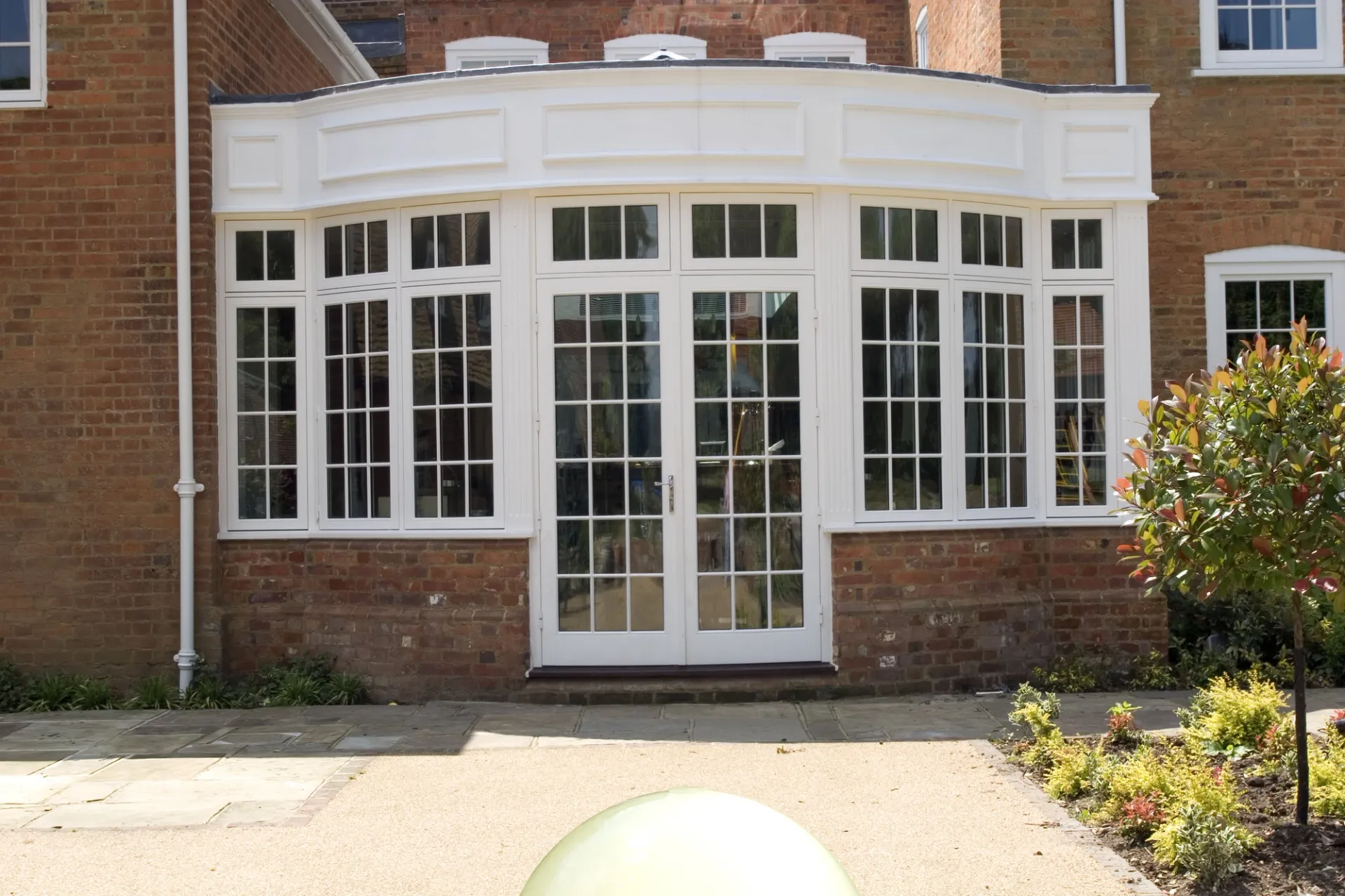 French Door White Exterior 5 - French door in White