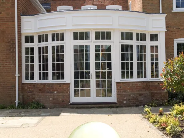 French Door White Exterior 5 - French door in White