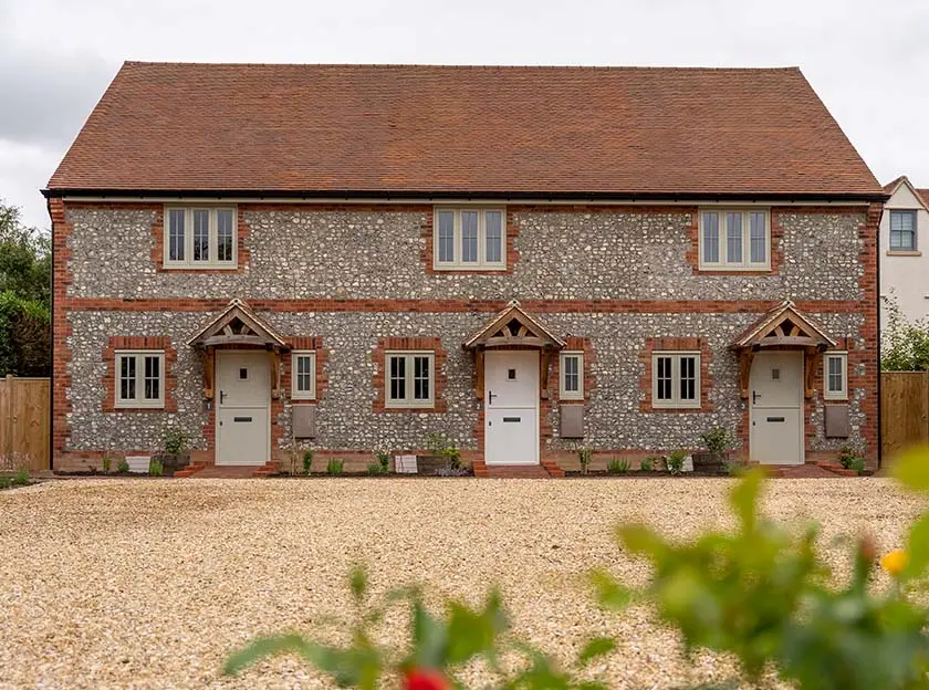 mumford & wood timber windows and doors multi-plot development