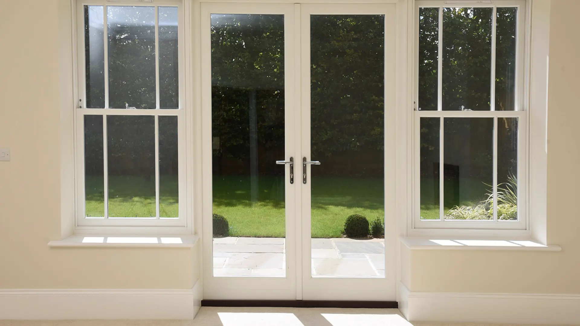 French Door White Interior 24 - French door in White