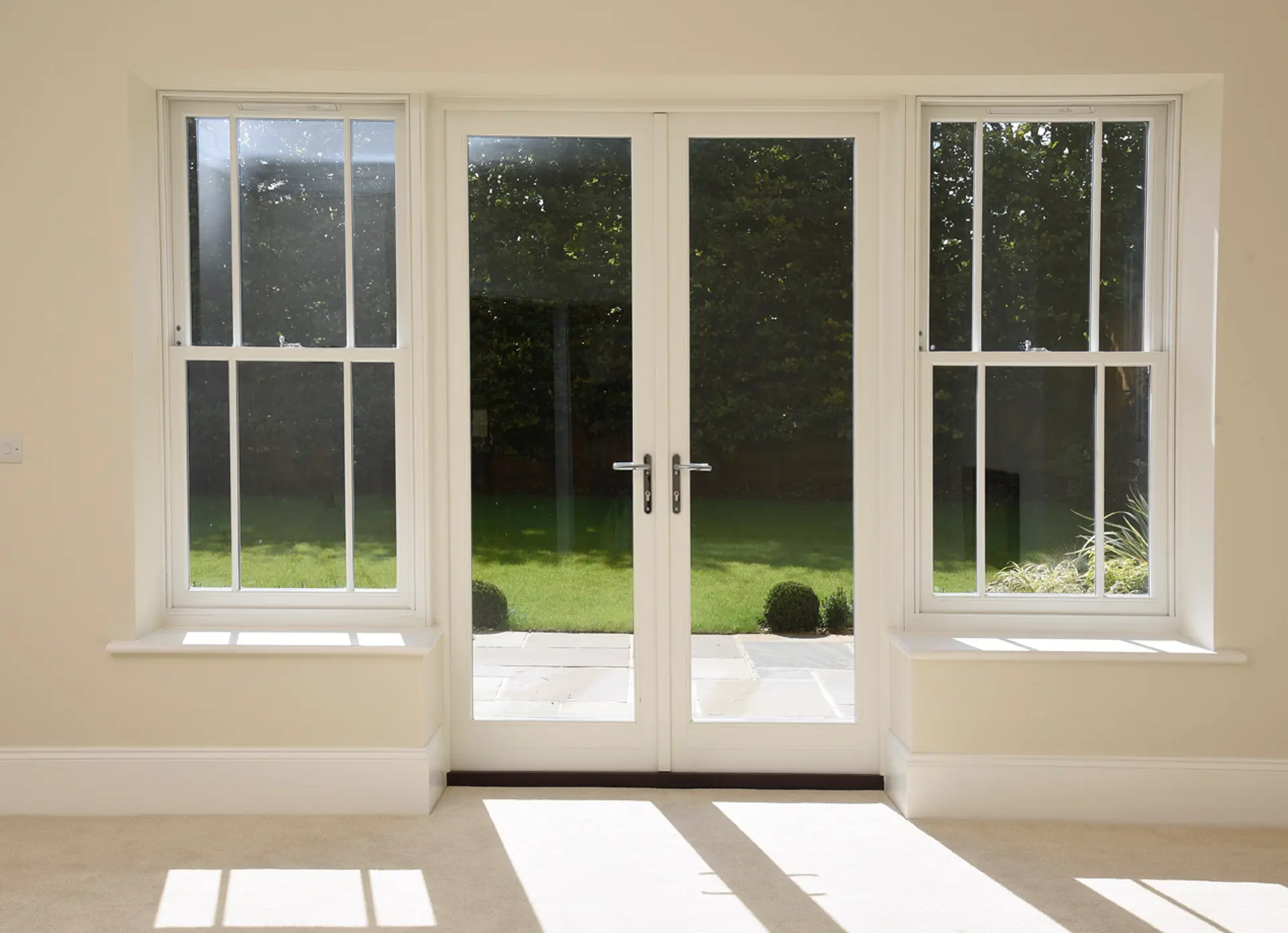 French Door White Interior 24 - French door in White